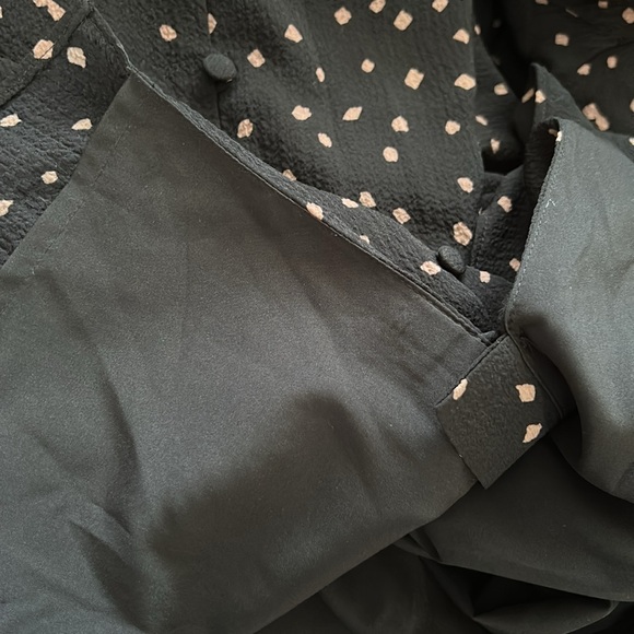 Madewell Flutter Sleeve Button Front Midi Dress with Pockets in Confetti Toss - Picture 11 of 11